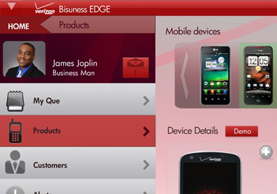 Business Edge employee based mobile app.
