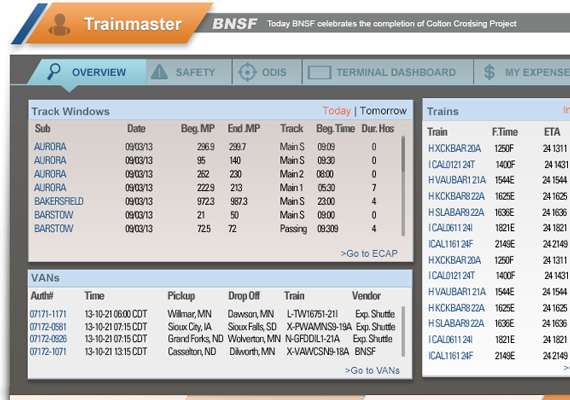 Web Trainmaster Control Panel Application.